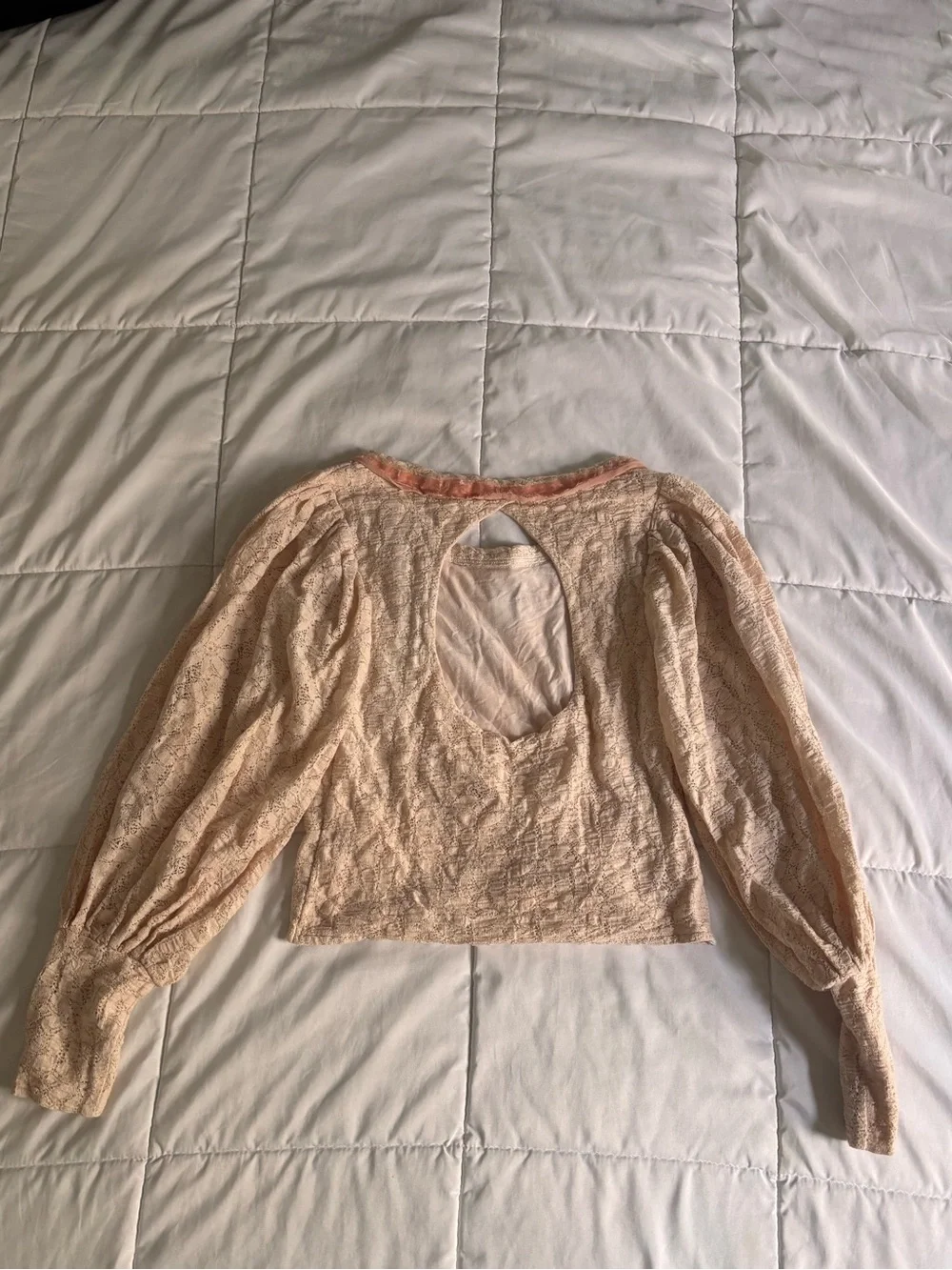 Free People delicate peach